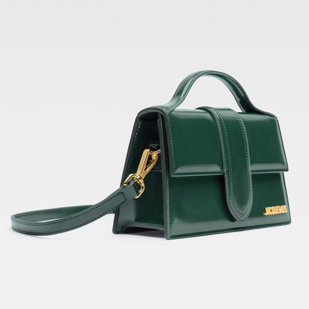 Jacquemus Green Leather Crossbody Bag Jacquemus Dark Slate Gray