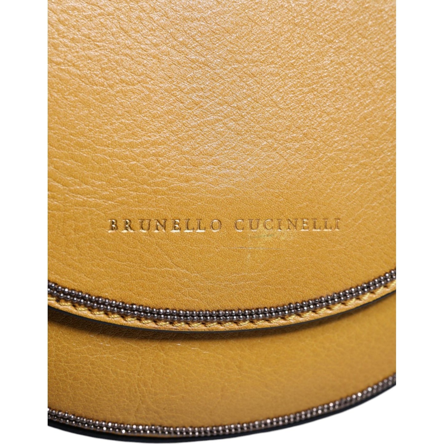 Brunello Cucinelli Light Brown Leather Logo Waist Strap Sling Bag Brunello Cucinelli Dark Khaki