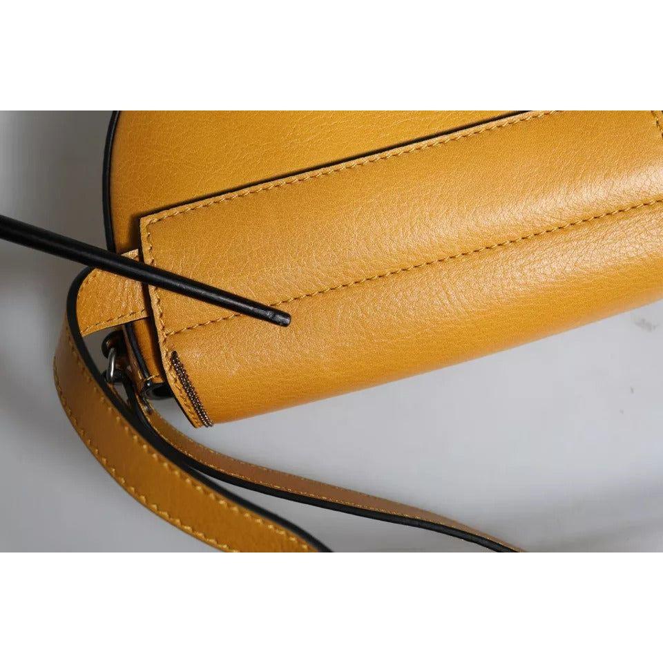 Brunello Cucinelli Light Brown Leather Logo Waist Strap Sling Bag Brunello Cucinelli Dark Khaki