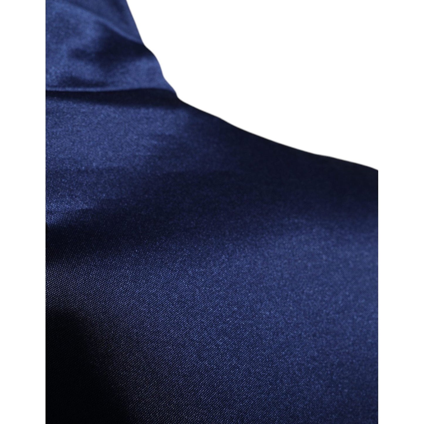 Dolce & Gabbana Blue Heraldic Patch Stripe King Bee Sweater Dolce & Gabbana Midnight Blue