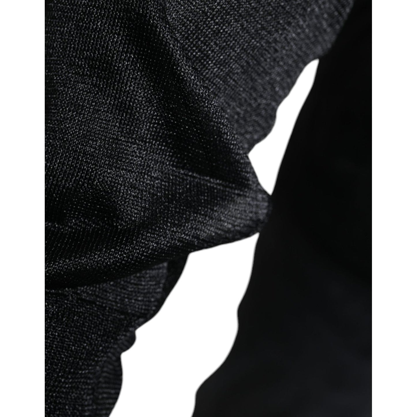 Dolce & Gabbana Black Polyester Pullover Sweatshirt Sweater Dolce & Gabbana Black
