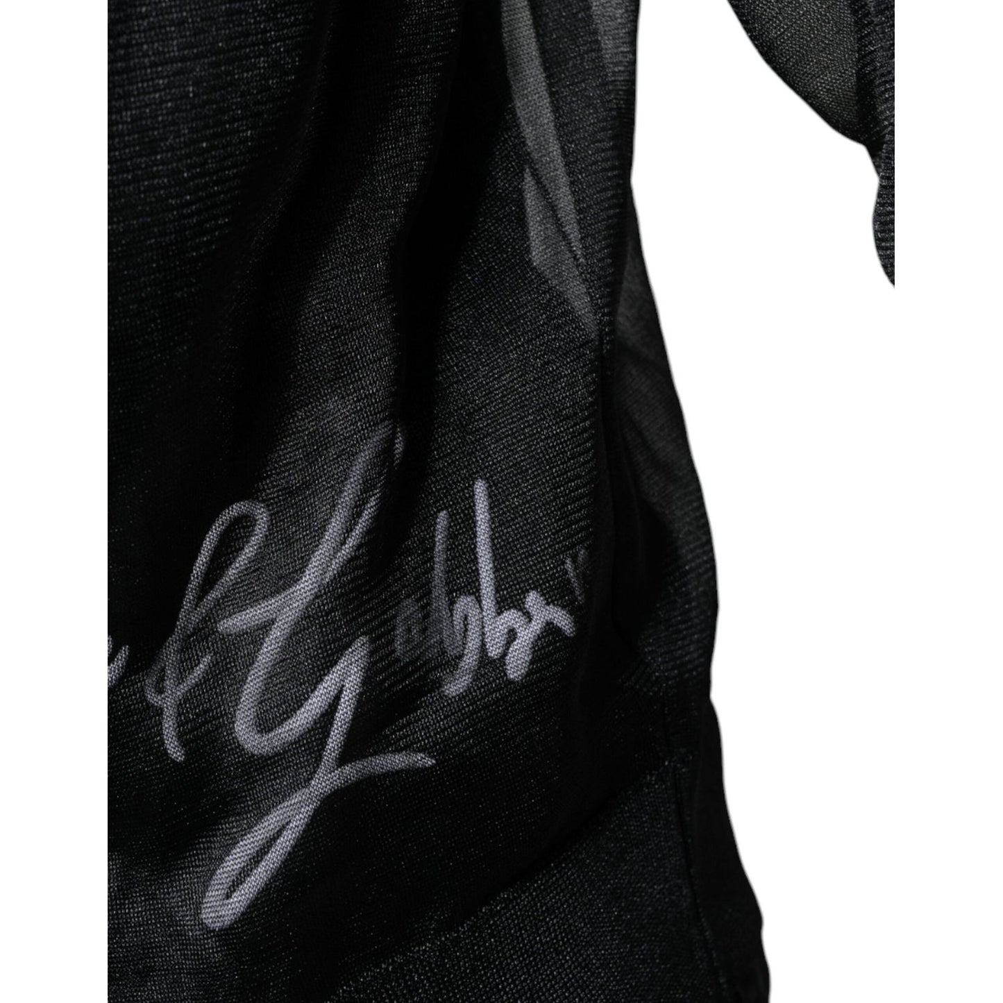 Dolce & Gabbana Black Polyester Pullover Sweatshirt Sweater Dolce & Gabbana Black