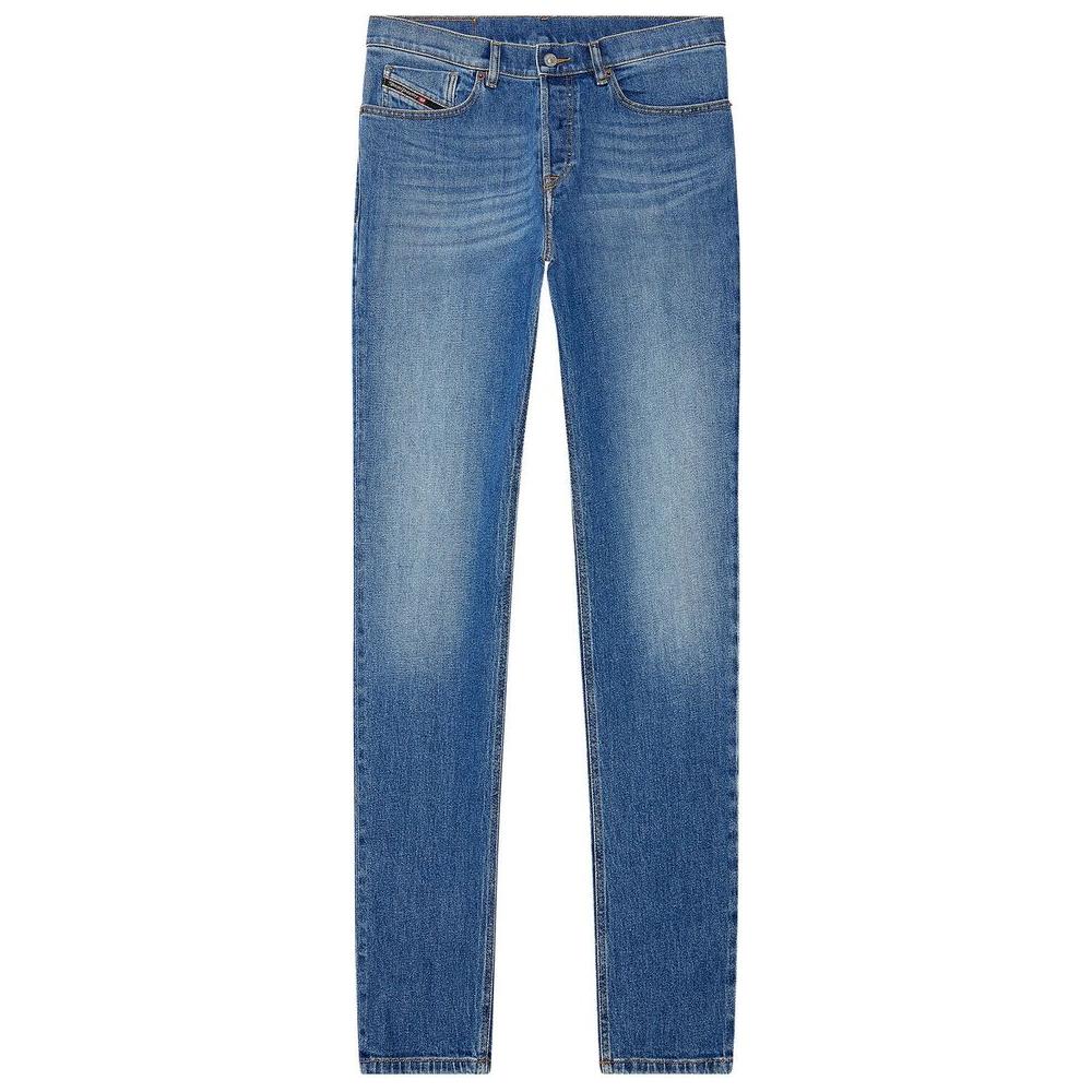 Diesel Blue Cotton Jeans & Pant Diesel Dark Slate Blue