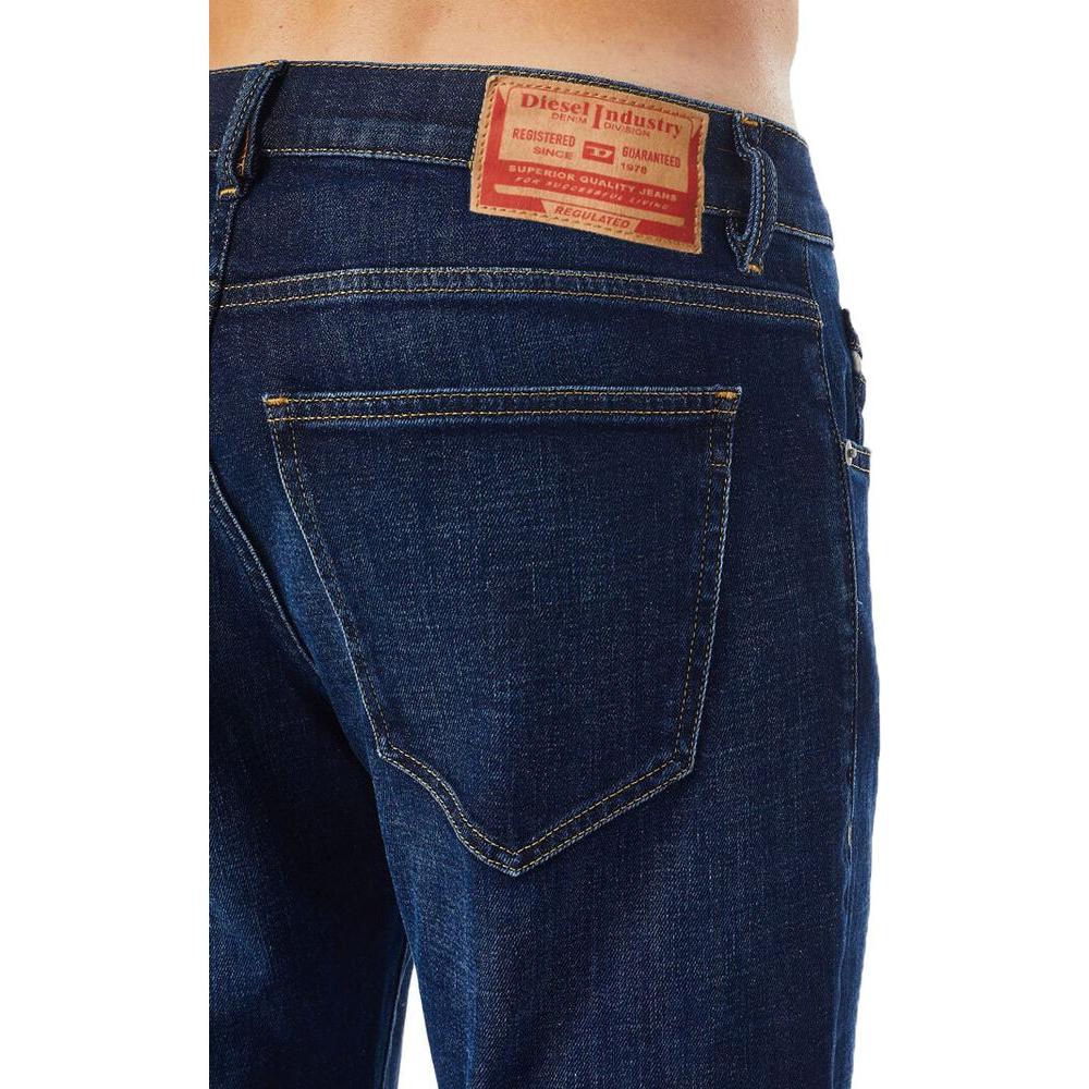 Diesel Blue Cotton Jeans & Pant Diesel Dark Slate Gray