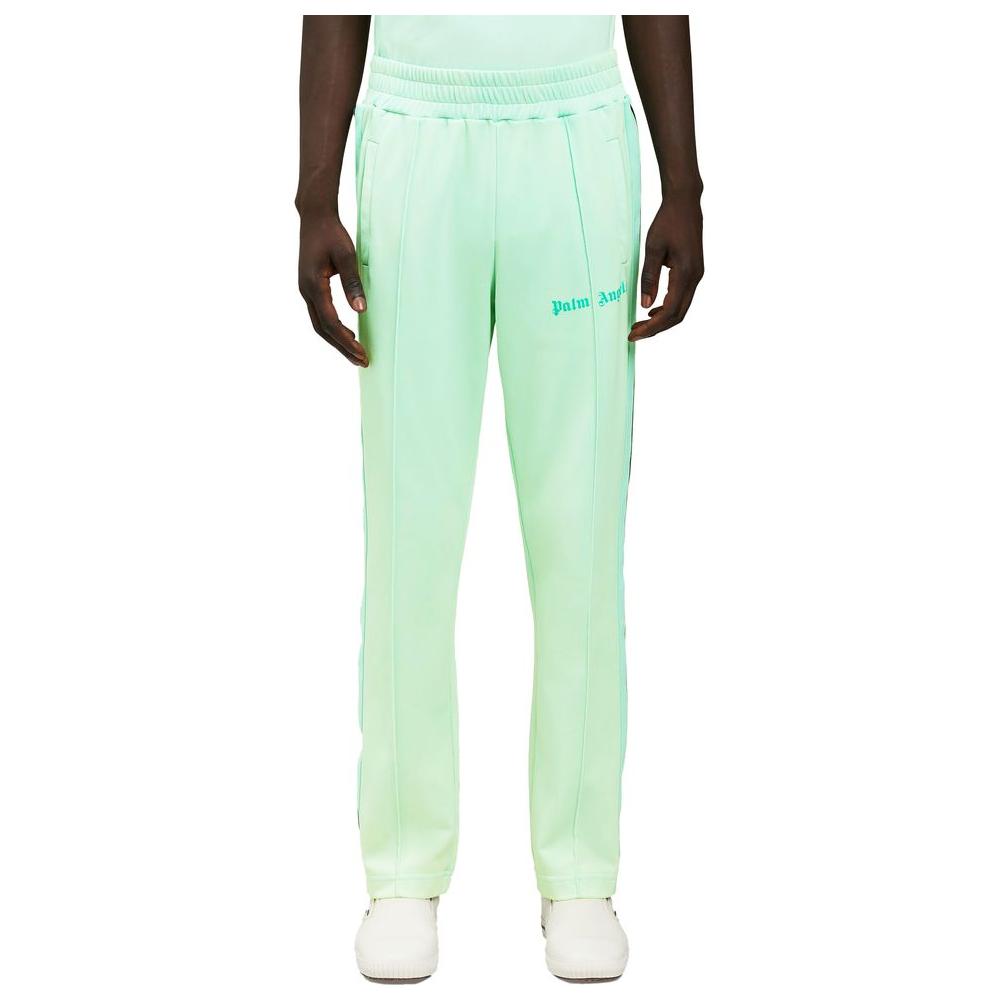 Palm Angels Green Nylon Jeans & Pant Palm Angels Light Gray