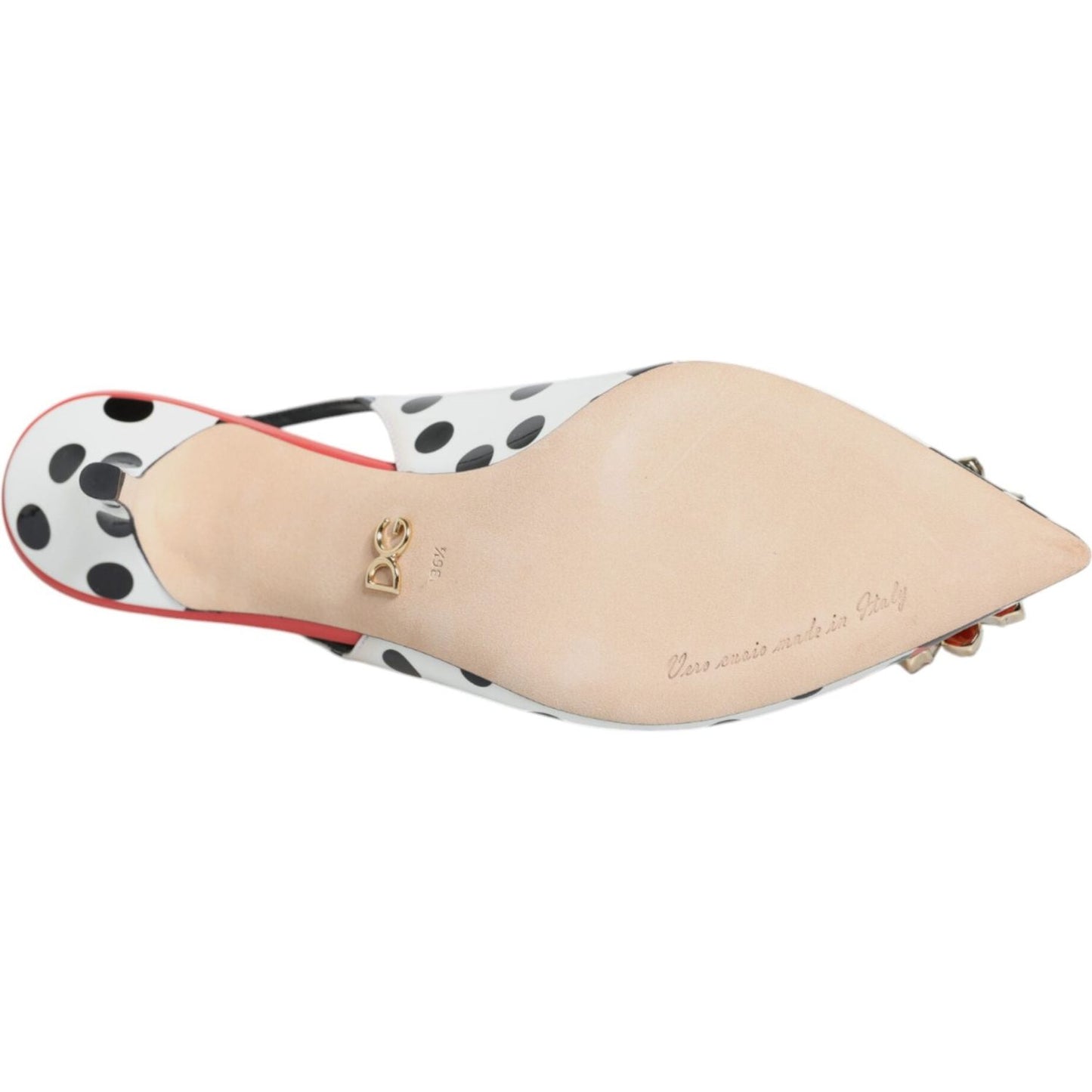 Dolce & Gabbana Multicolor Crystal Heels Slingback Shoes Dolce & Gabbana Wheat