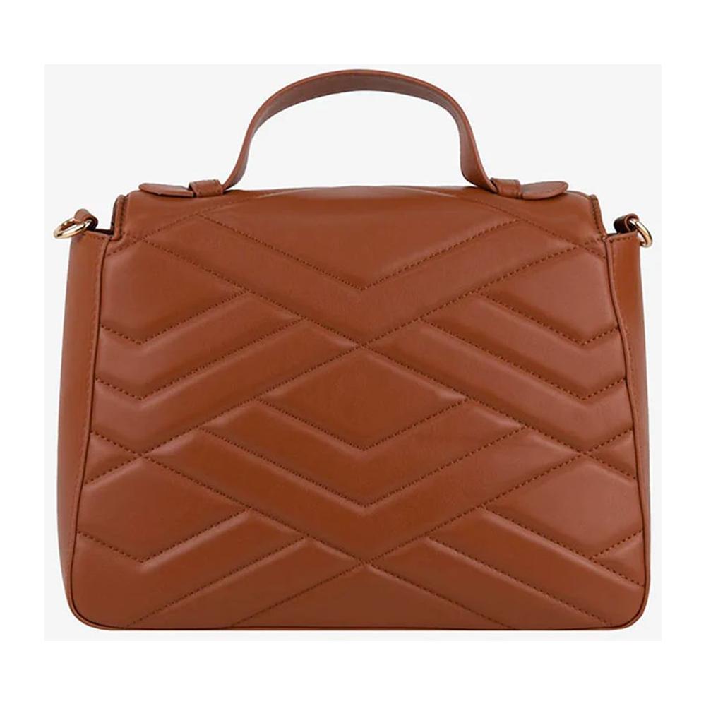CRISTINAEFFE Brown Artificial Leather Women Crossbody Bag CRISTINAEFFE Saddle Brown