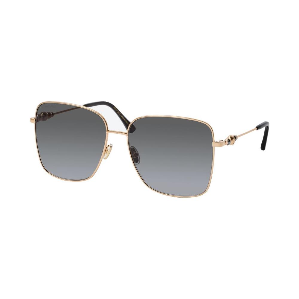 Jimmy Choo Gold Metal Sunglasses Jimmy Choo Slate Gray