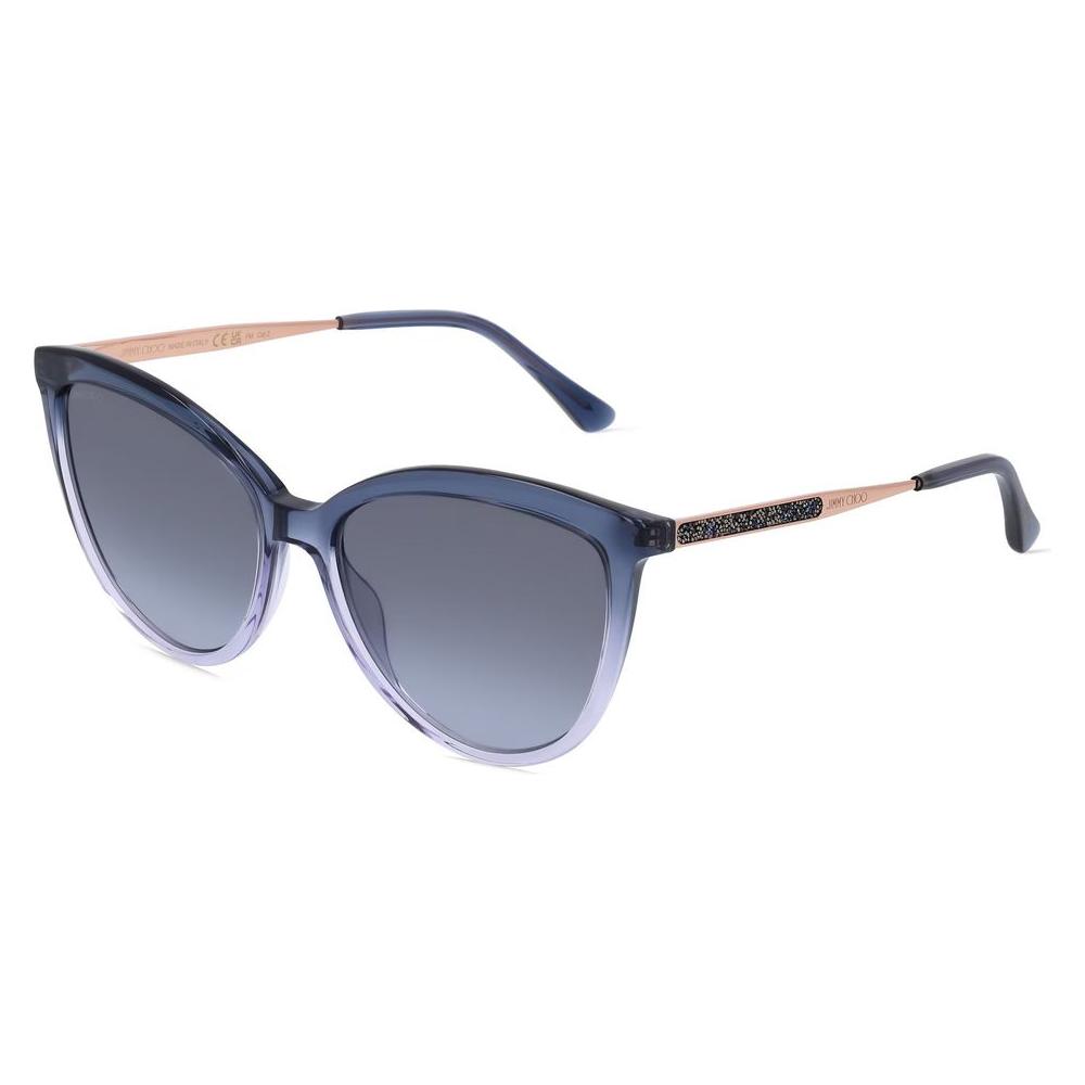 Jimmy Choo Blue Metal Sunglasses Jimmy Choo Slate Gray