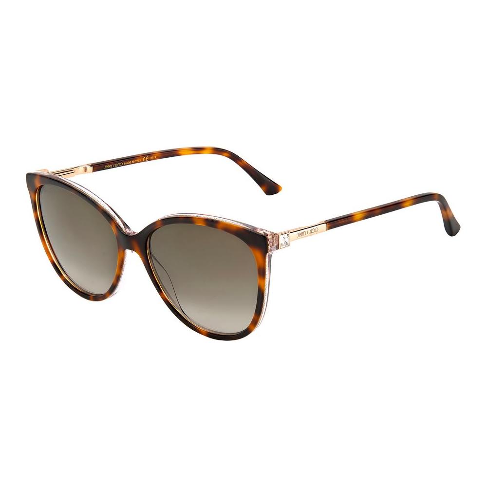 Jimmy Choo Brown Acetate Sunglasses Jimmy Choo Dim Gray