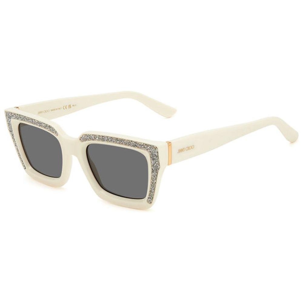 Jimmy Choo White Resin Sunglasses Jimmy Choo Antique White
