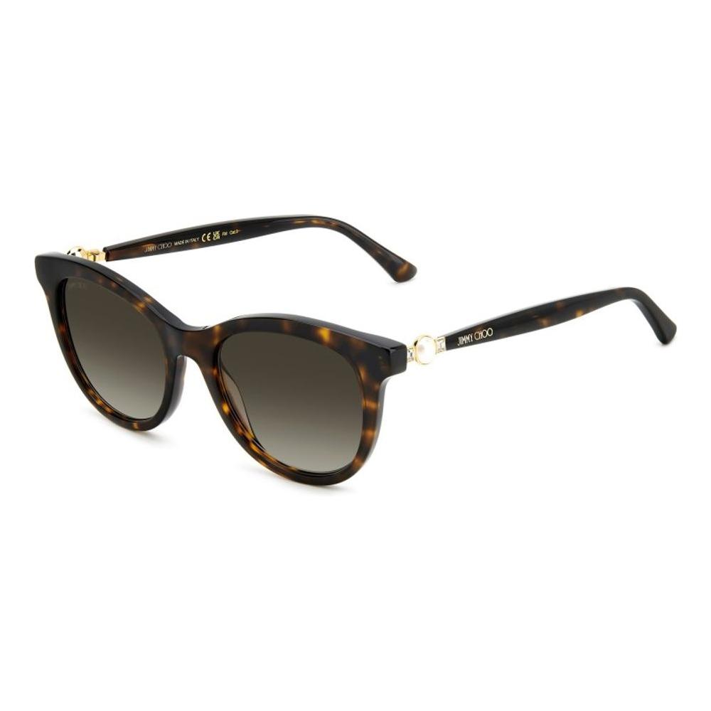 Jimmy Choo Brown Acetate Sunglasses Jimmy Choo Dark Slate Gray