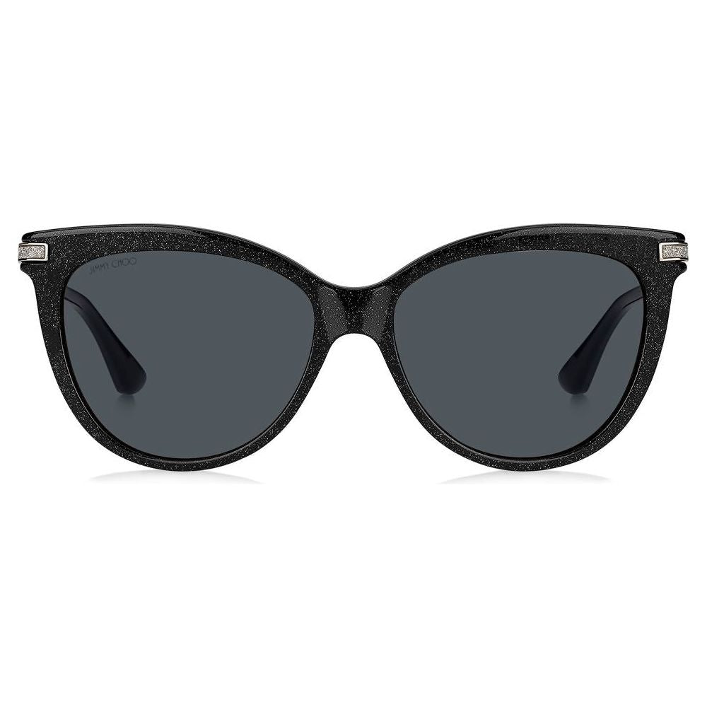Jimmy Choo Black Acetate Sunglasses Jimmy Choo Dark Slate Gray
