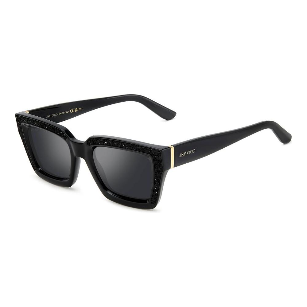 Jimmy Choo Black Resin Sunglasses Jimmy Choo Dark Slate Gray