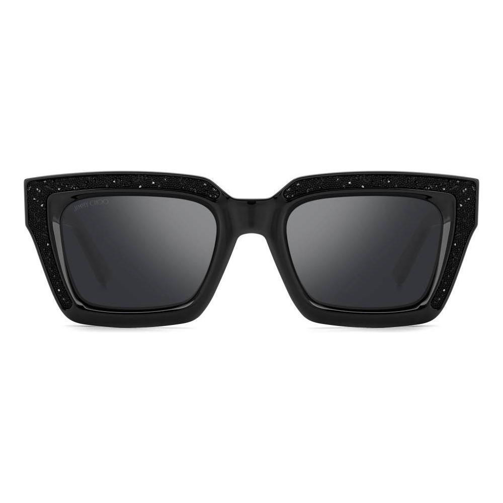 Jimmy Choo Black Resin Sunglasses Jimmy Choo Dark Slate Gray