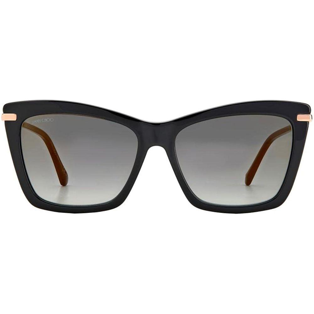Jimmy Choo Black Acetate Sunglasses Jimmy Choo Slate Gray