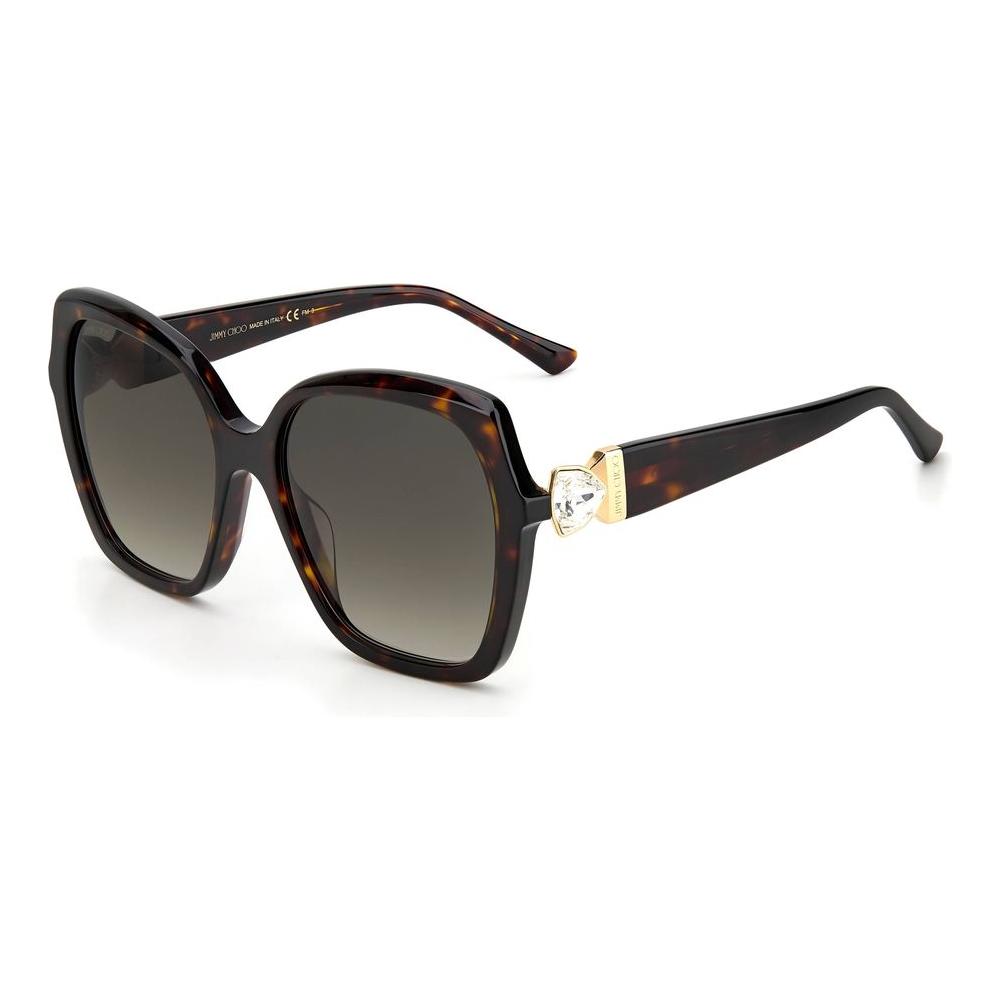 Jimmy Choo Brown Acetate Sunglasses Jimmy Choo Dark Slate Gray