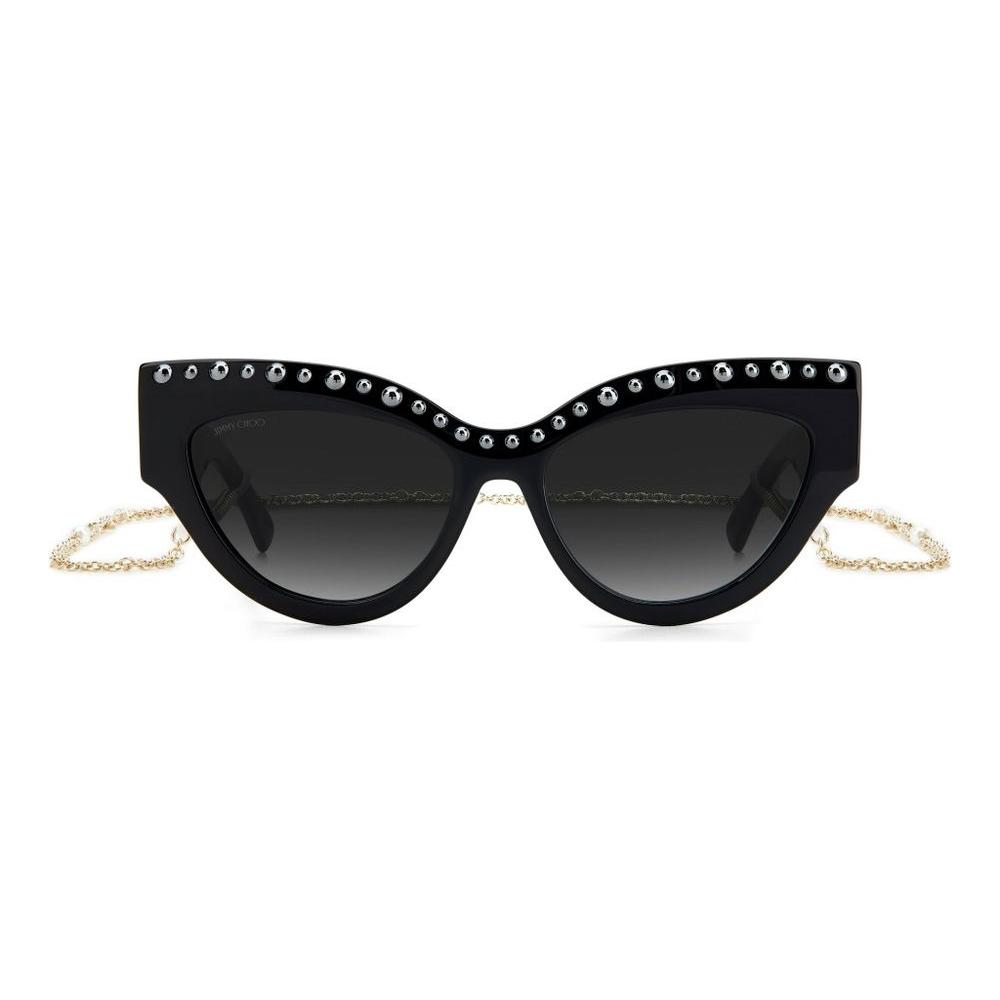 Jimmy Choo Black Acetate Sunglasses Jimmy Choo Dark Slate Gray
