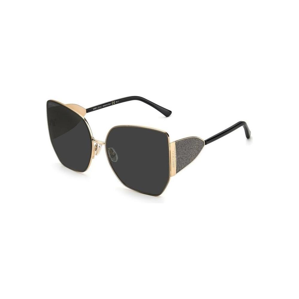 Jimmy Choo Gold Metal Sunglasses Jimmy Choo Dark Slate Gray