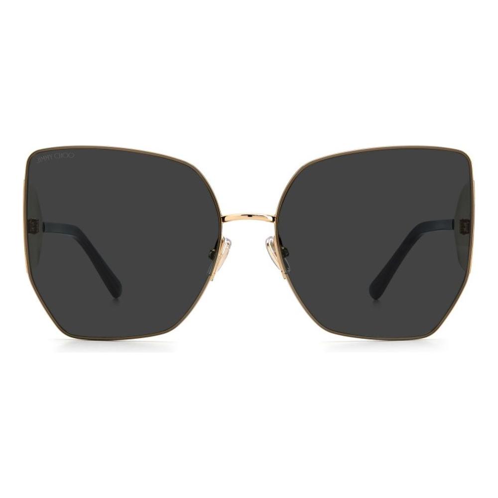 Jimmy Choo Gold Metal Sunglasses Jimmy Choo Dark Slate Gray
