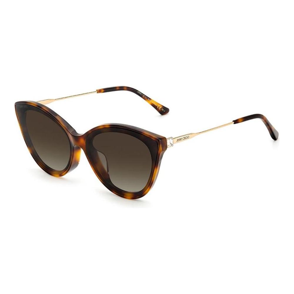 Jimmy Choo Brown Metal Sunglasses Jimmy Choo Dark Slate Gray