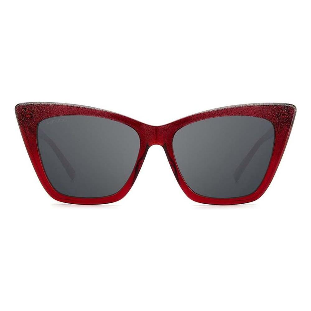 Jimmy Choo Red Acetate Sunglasses Jimmy Choo Dim Gray