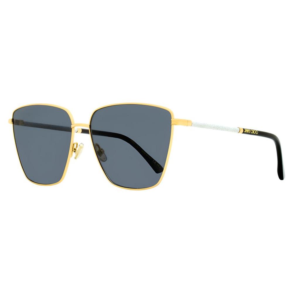 Jimmy Choo Gold Metal Sunglasses Jimmy Choo Dim Gray