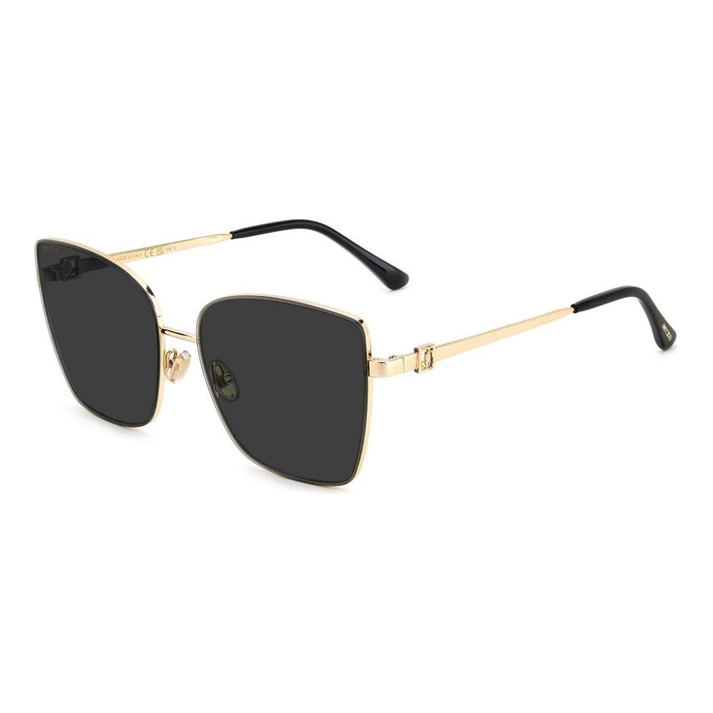 Jimmy Choo Gold Metal Sunglasses Jimmy Choo Dark Slate Gray