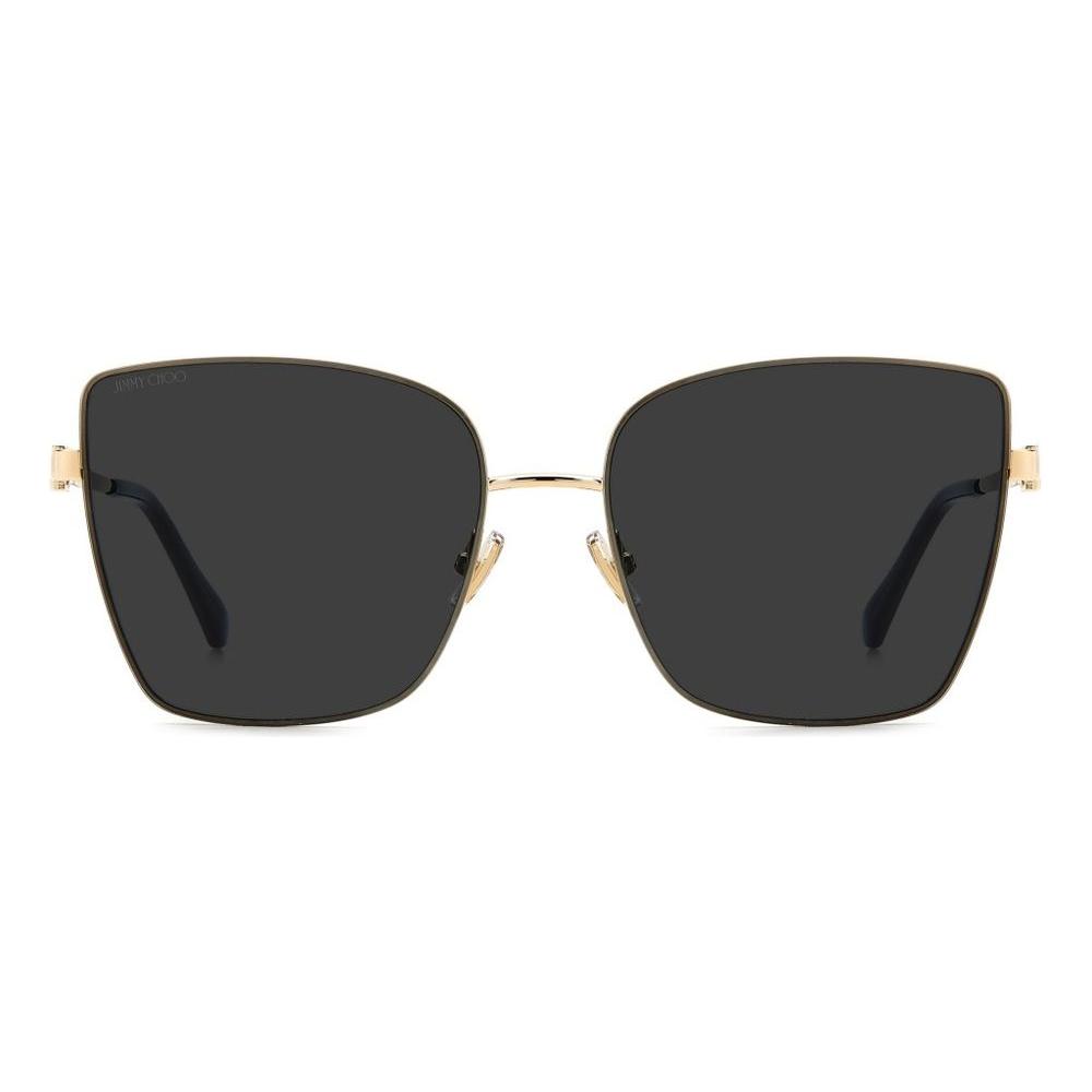 Jimmy Choo Gold Metal Sunglasses Jimmy Choo Dark Slate Gray