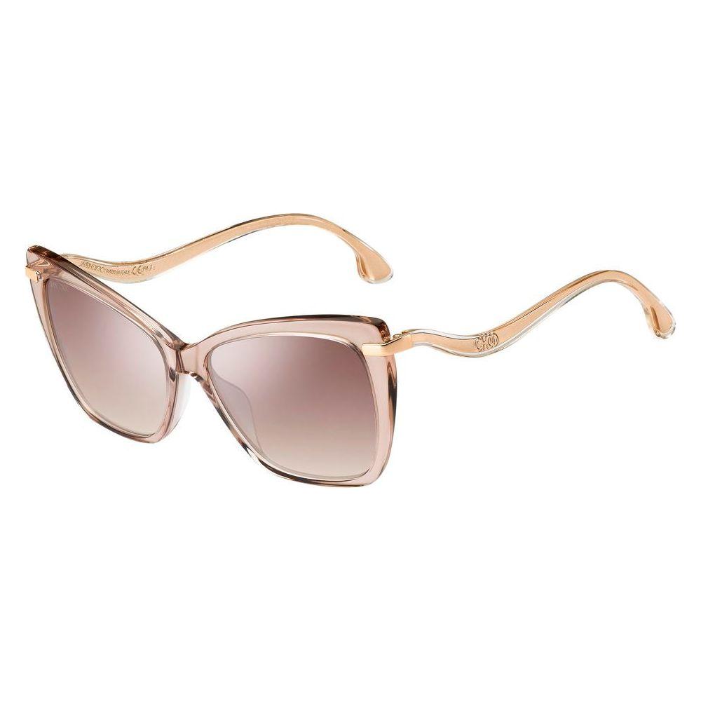 Jimmy Choo Beige Acetate Sunglasses Jimmy Choo Gray
