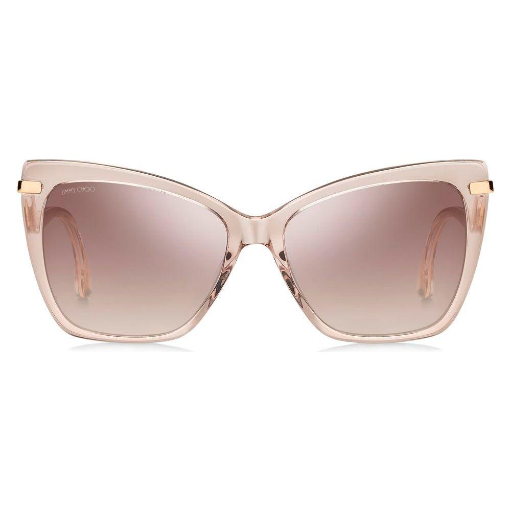 Jimmy Choo Beige Acetate Sunglasses Jimmy Choo Gray