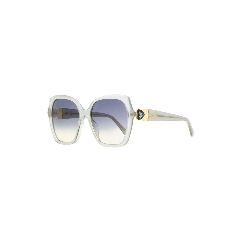 Jimmy Choo White Resin Sunglasses Jimmy Choo Light Gray