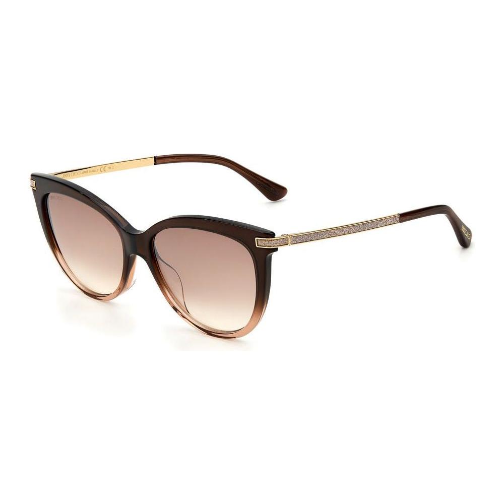 Jimmy Choo Brown Acetate Sunglasses Jimmy Choo Light Gray