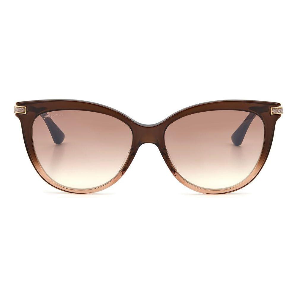 Jimmy Choo Brown Acetate Sunglasses Jimmy Choo Tan
