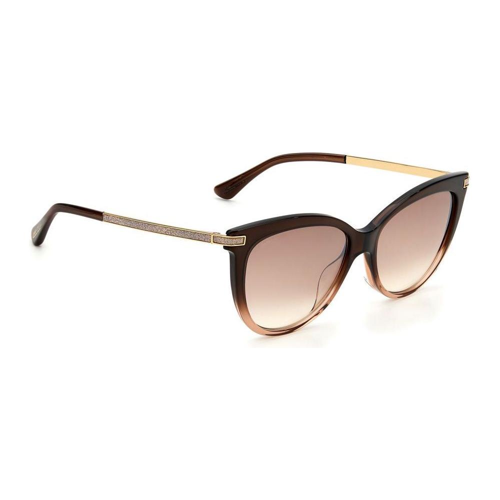 Jimmy Choo Brown Acetate Sunglasses Jimmy Choo Light Gray