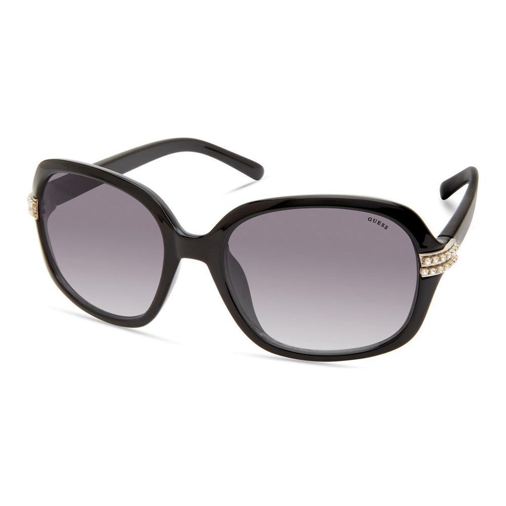 Guess Black Resin Sunglasses Guess Light Slate Gray