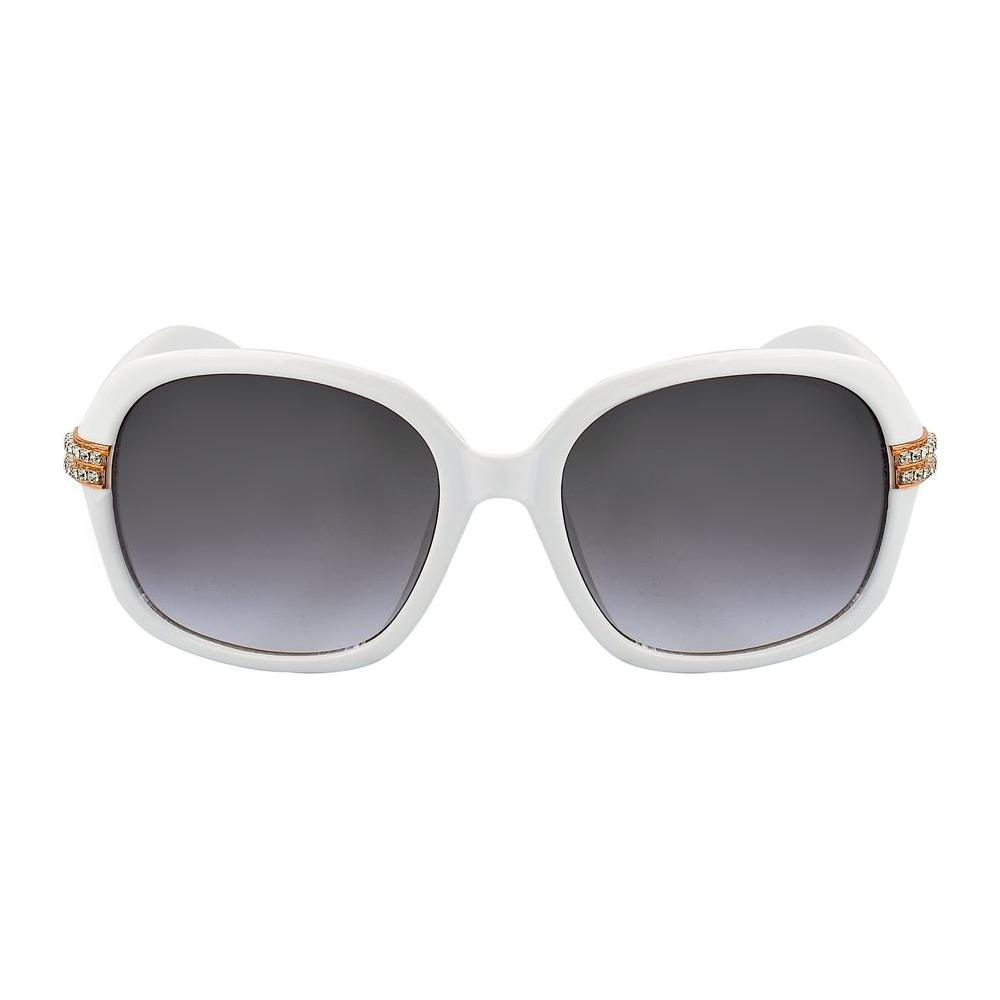 Guess White Resin Sunglasses Guess Dim Gray