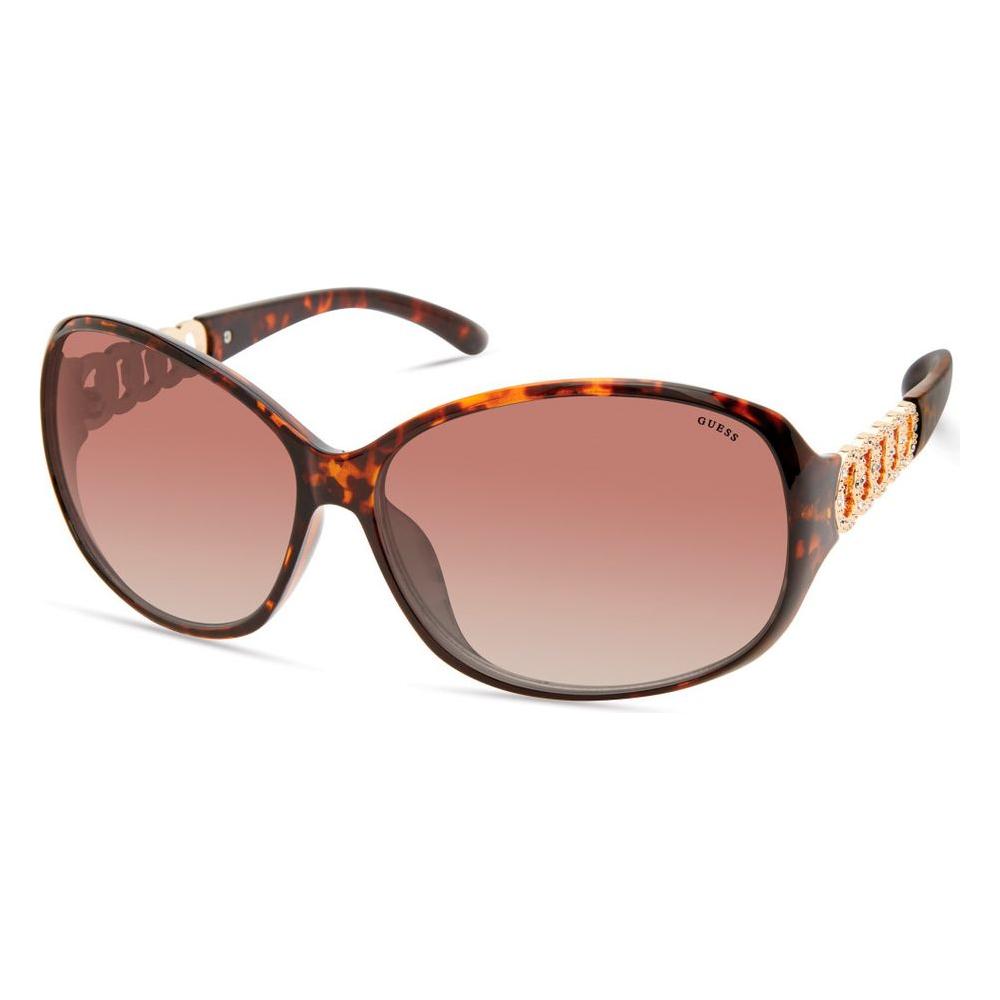 Guess Brown Resin Sunglasses Guess Rosy Brown