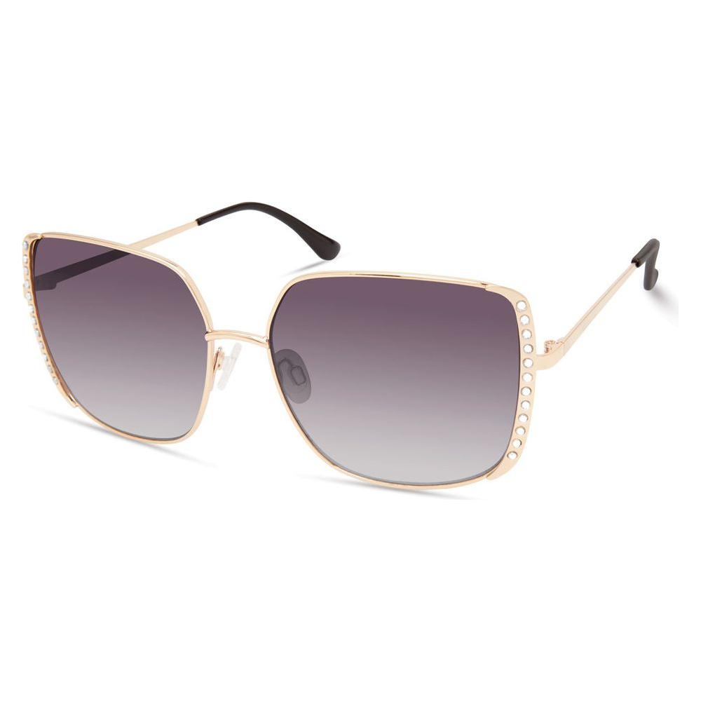Guess Gray Metal Sunglasses Guess Rosy Brown