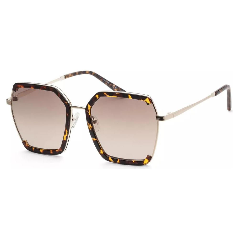 Guess Brown Metal Sunglasses Guess Gray