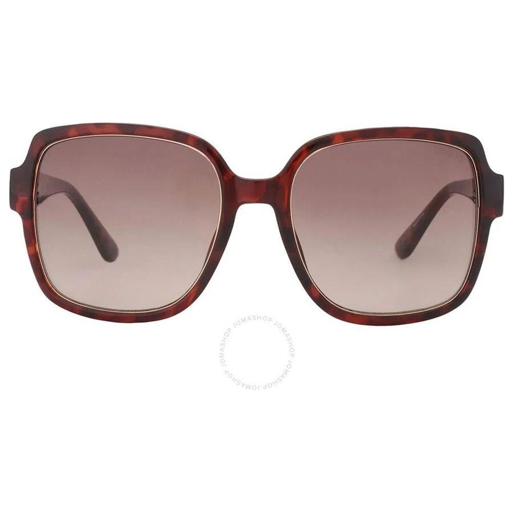 Guess Brown Resin Sunglasses Guess Rosy Brown