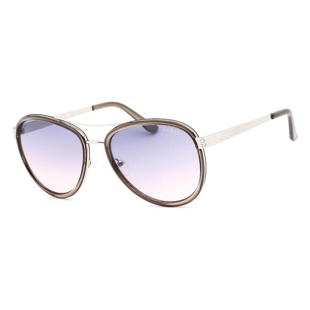 Guess Gray Metal Sunglasses Guess Lavender