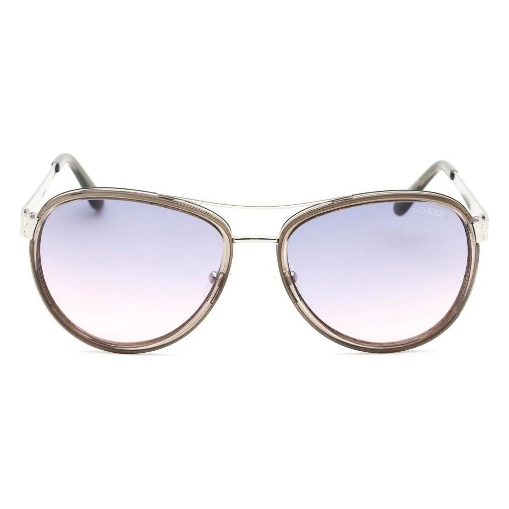 Guess Gray Metal Sunglasses Guess Lavender