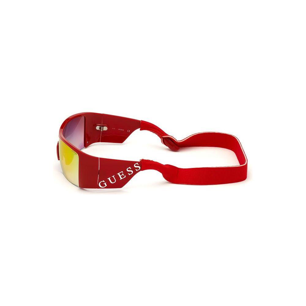 Guess Red Injected Sunglasses Guess Firebrick