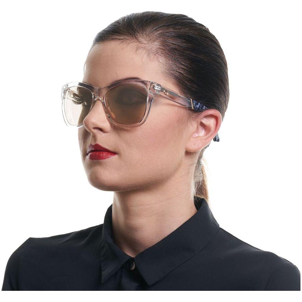 Guess Transparent Acetate Sunglasses Guess Tan