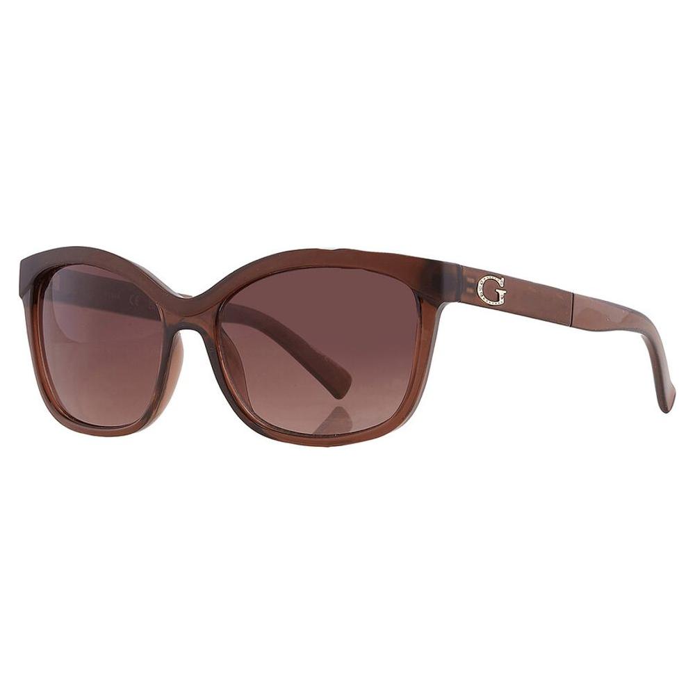 Guess Brown Resin Sunglasses Guess Dim Gray