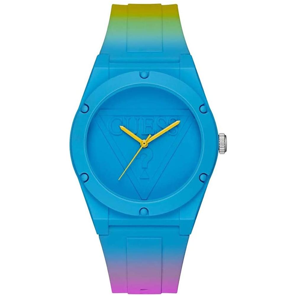 Guess Multicolor Silicone Watch Guess Light Sea Green