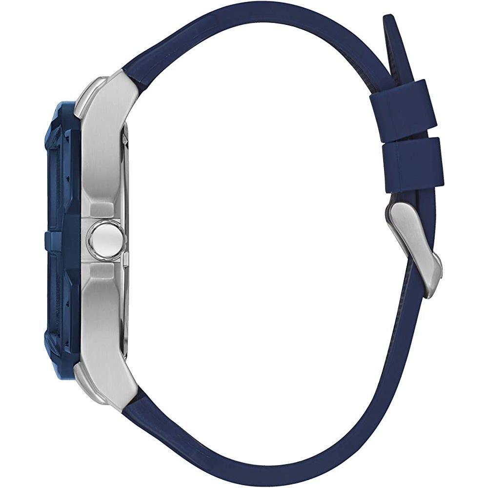 Guess Blue Rubber Watch Guess Light Gray