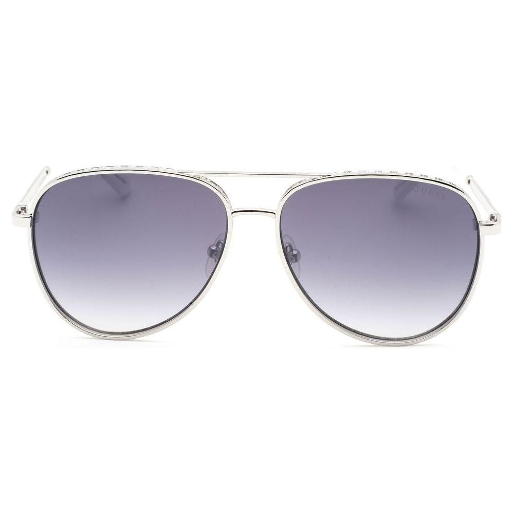 Guess Gray Metal Sunglasses Guess Dark Gray