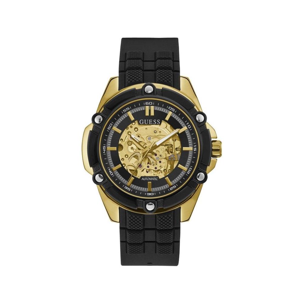 Guess Black Resin Watch Guess Tan
